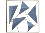 Decorazione da parete ZINC Metallo 50 cm Blu