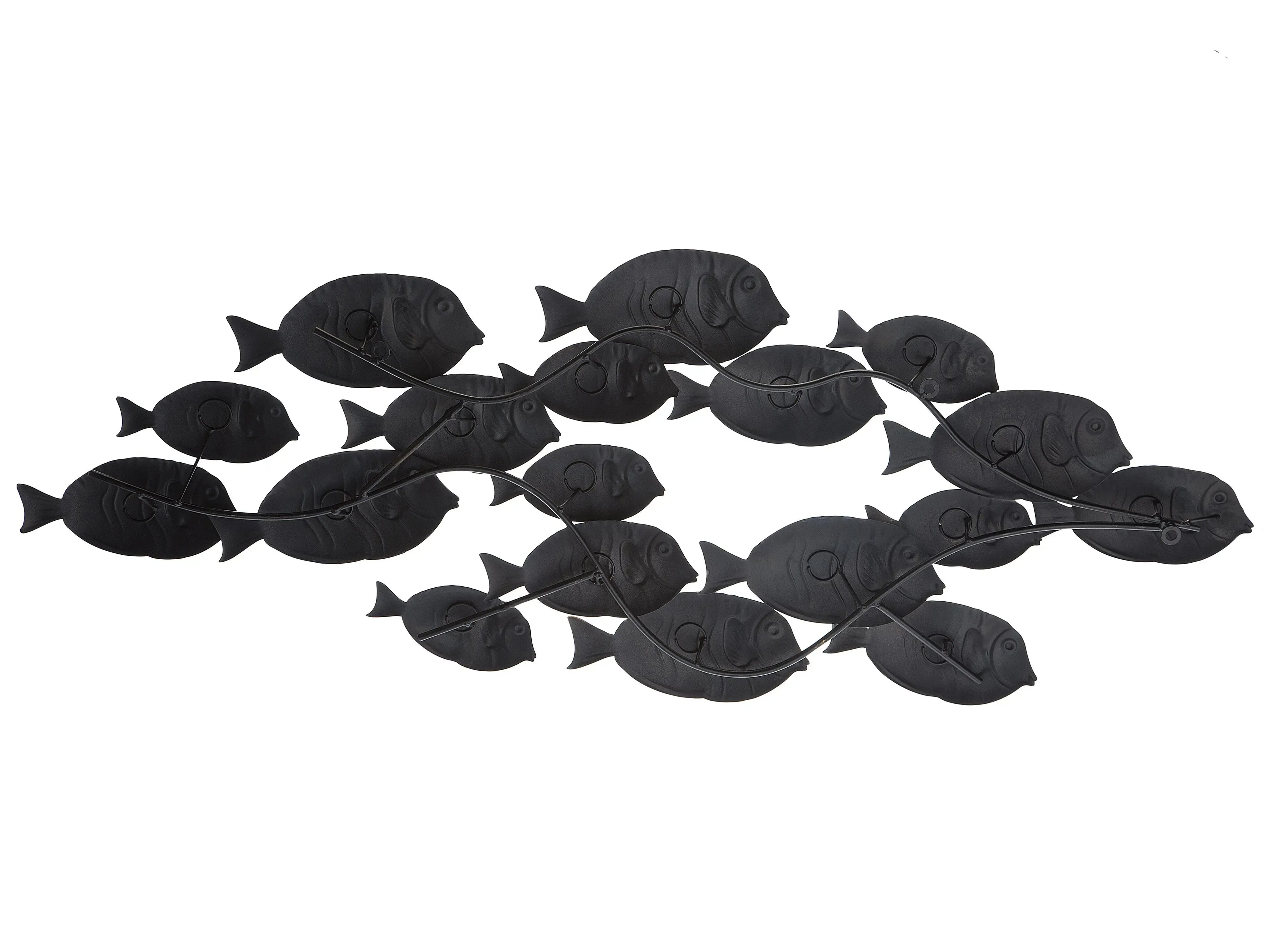 Décoration murale Poisson Métal 47 cm Multicolore