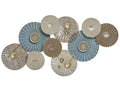 Decorazione da parete HASSIUM Metallo 48 cm Blu