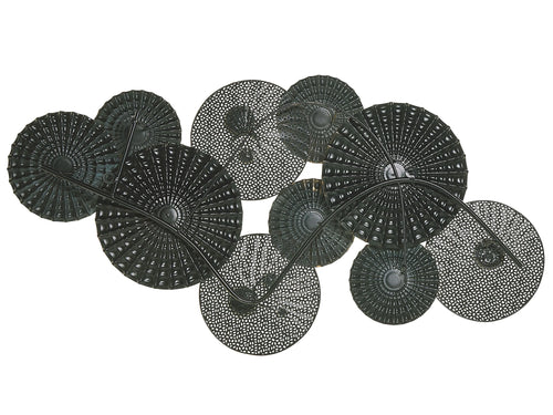 Décoration murale Métal 48 cm Bleu