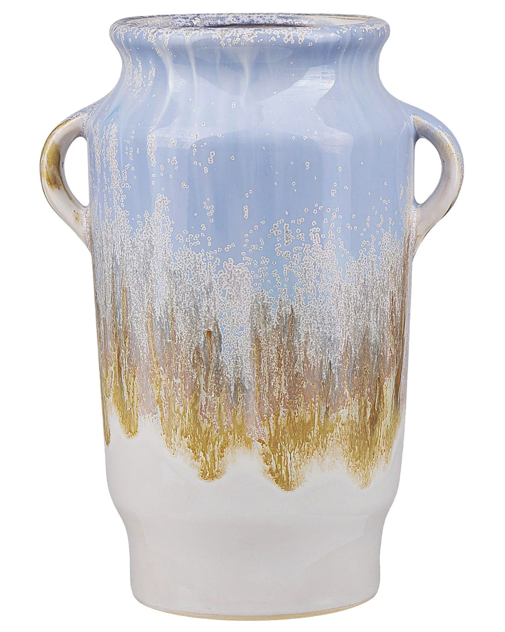 Vaso da fiori GERRHA Gres porcellanato 25 cm Azzurro