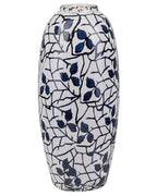 Vaso da fiori MUTILENE Gres porcellanato 25 cm Bianco
