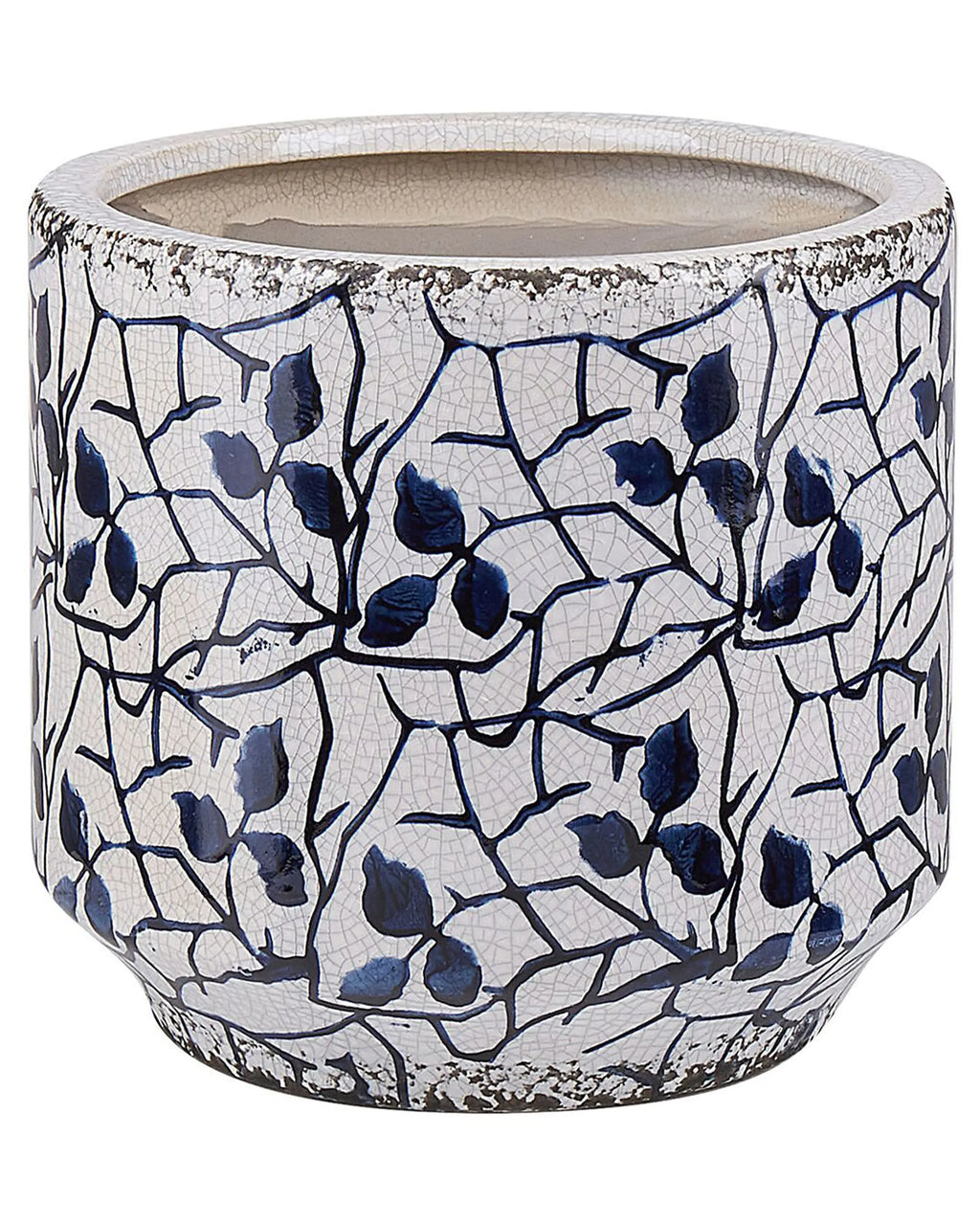 Vaso da fiori MYOS Gres porcellanato 15 cm Bianco