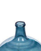 Vase décoratif en verre bleu 31 cm