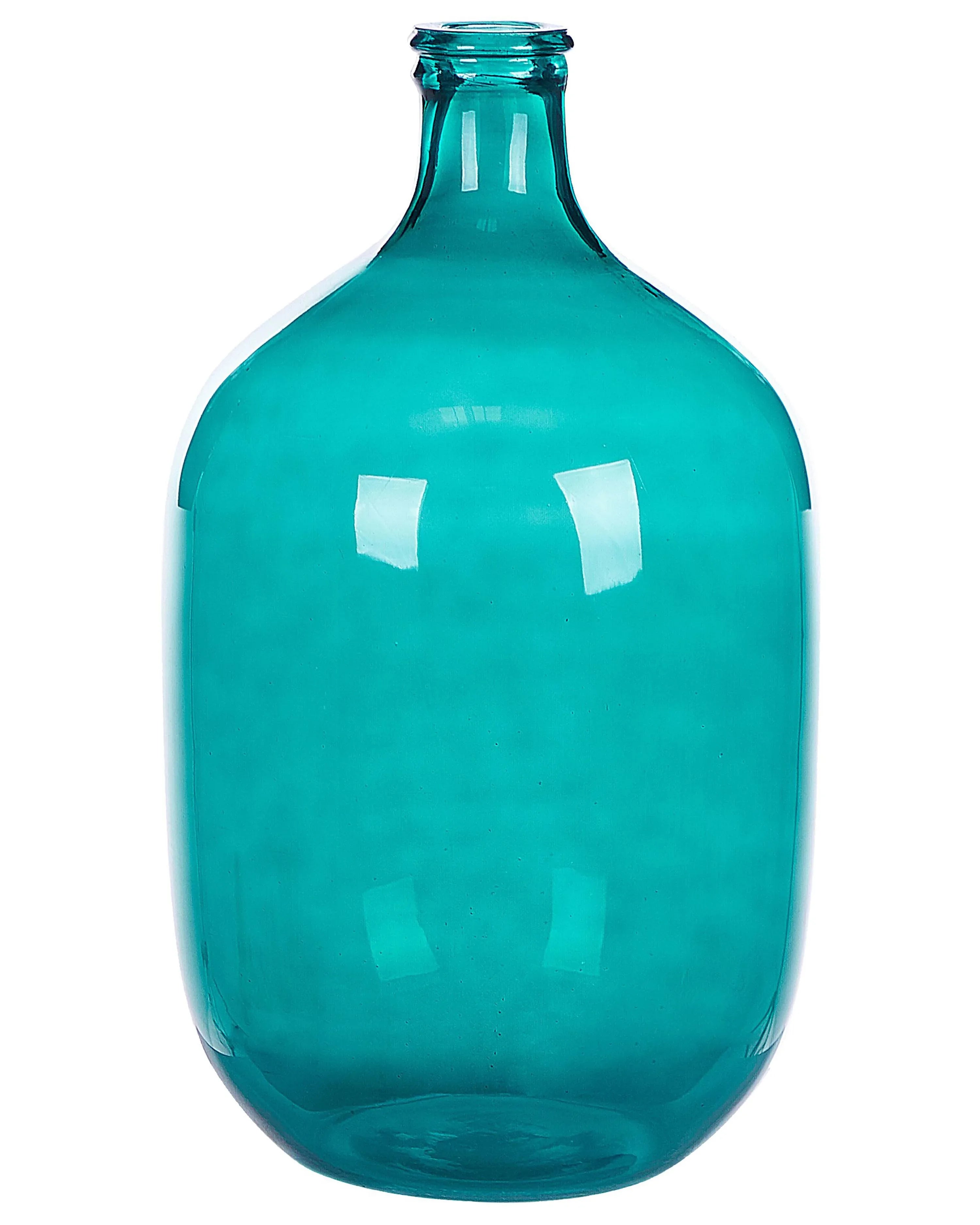 Vaso decorativo SAMOSA Vetro 48 cm Turchese