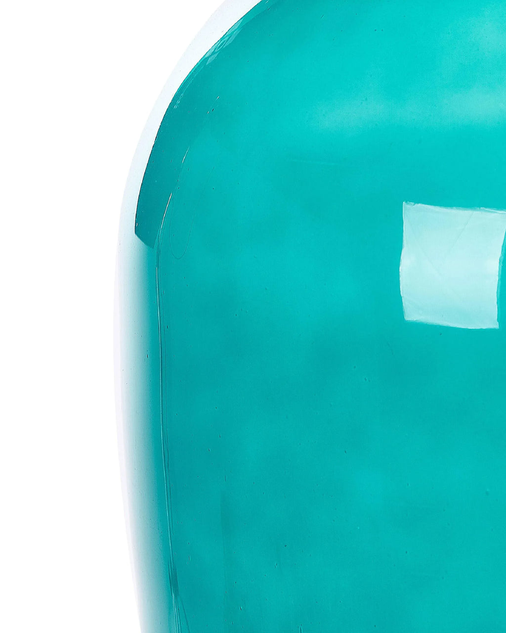 Vase décoratif Verre 48 cm Turquoise