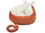 Cuccia per animali HASSA Velluto Arancione