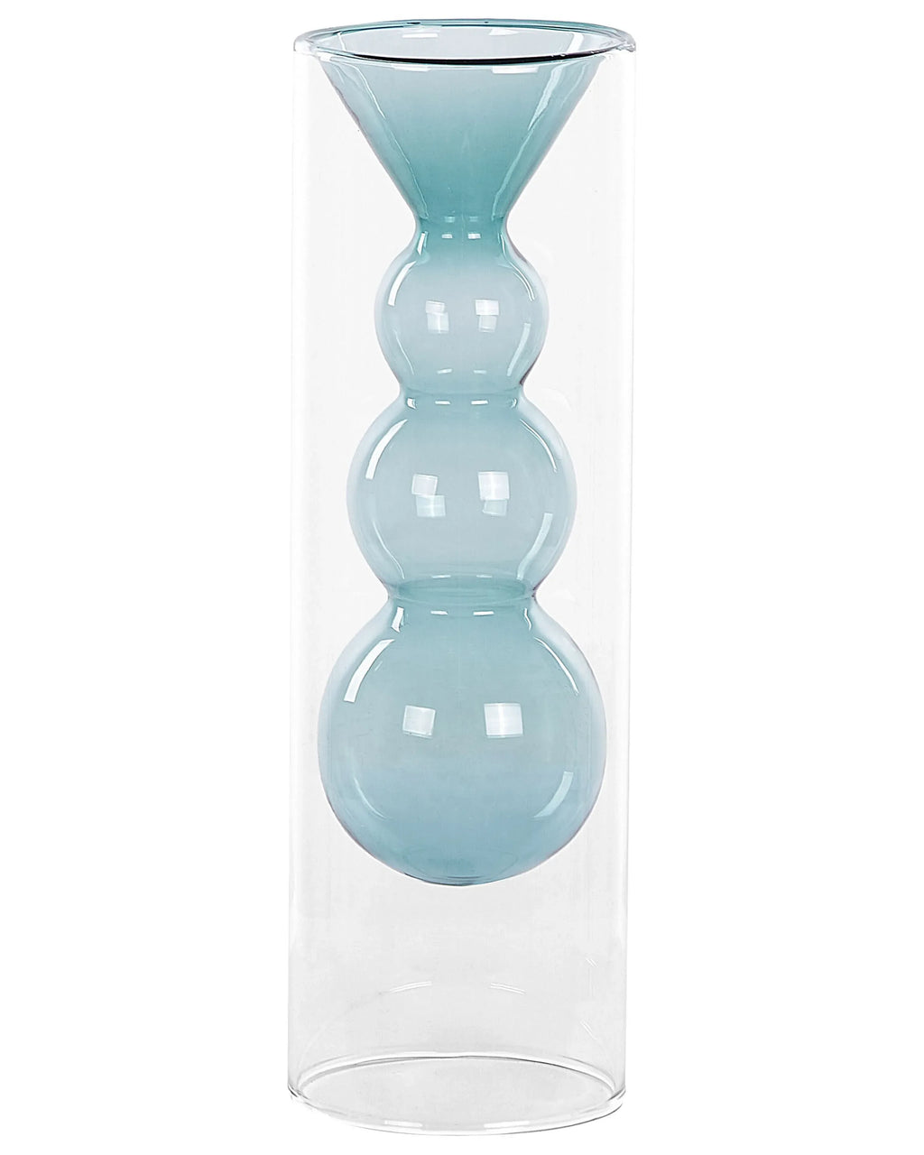 Vaso da fiori KALOCHI Vetro 27 cm Turchese