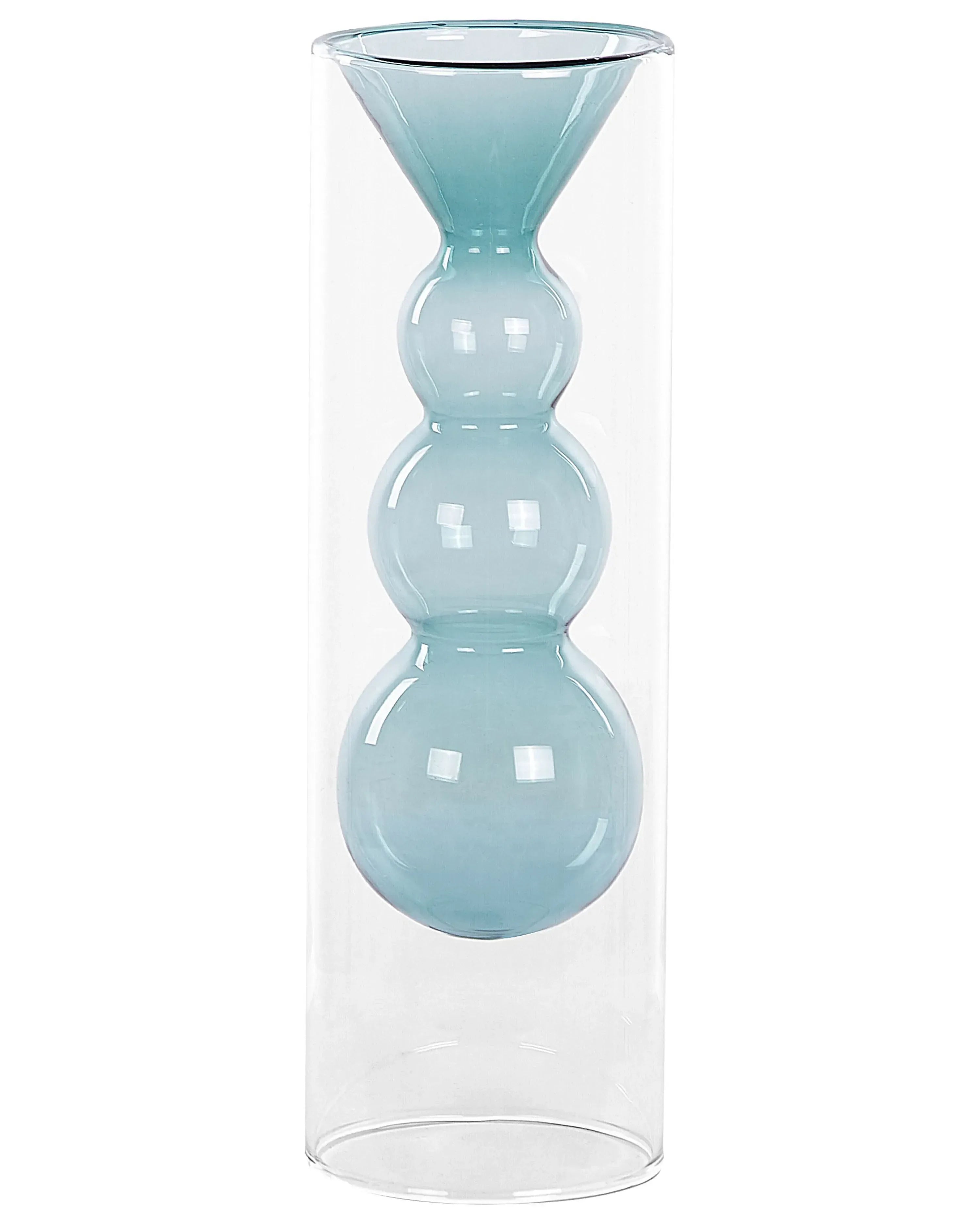Vaso da fiori KALOCHI Vetro 27 cm Turchese