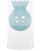 Vase à fleurs Verre 27 cm Turquoise