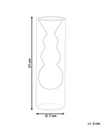 Vase à fleurs Verre 27 cm Turquoise