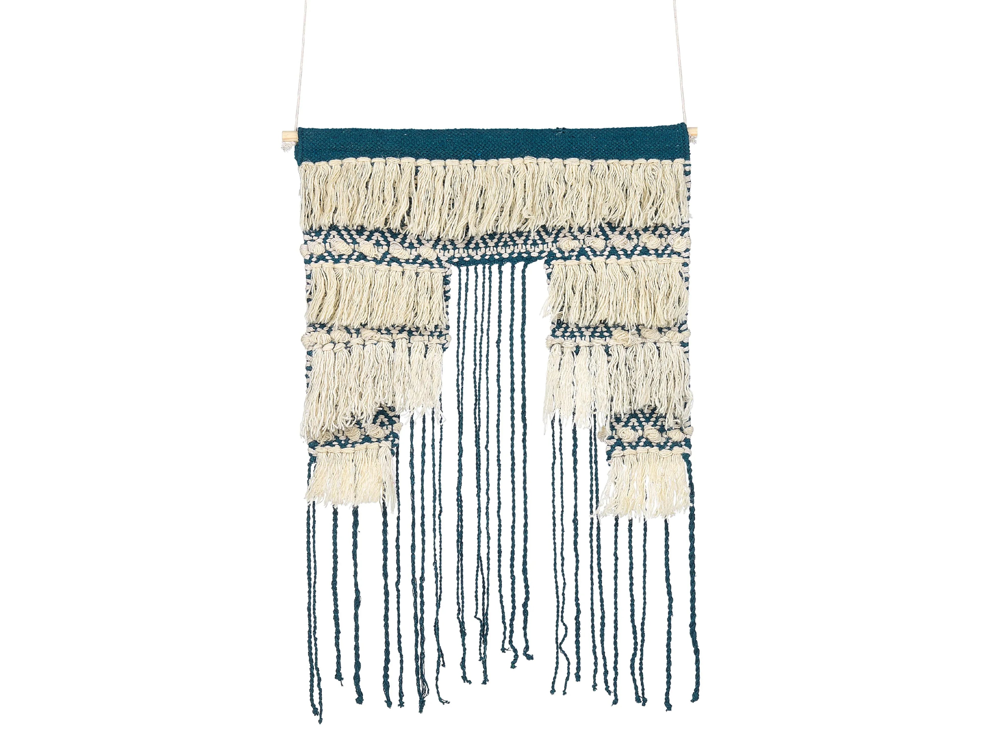 Decorazione da parete in tessuto NADRA Cotone 77 cm Beige chiaro