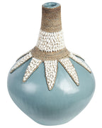 Vaso decorativo SILAU Ceramica 43 cm Blu