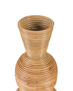 Vase décoratif en rotin 70 cm Naturel – Fait main, pour intérieur et extérieur, style bohème