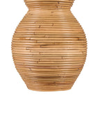 Vase décoratif en rotin 70 cm Naturel – Fait main, pour intérieur et extérieur, style bohème