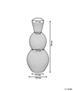 Vase décoratif en rotin 70 cm Naturel – Fait main, pour intérieur et extérieur, style bohème