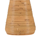 Vase décoratif en rotin 70 cm Naturel