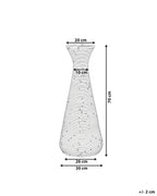 Vase décoratif en rotin 70 cm Naturel