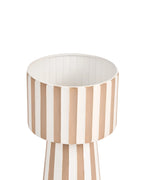 Pot de fleurs Métal 30 cm Blanc/Beige