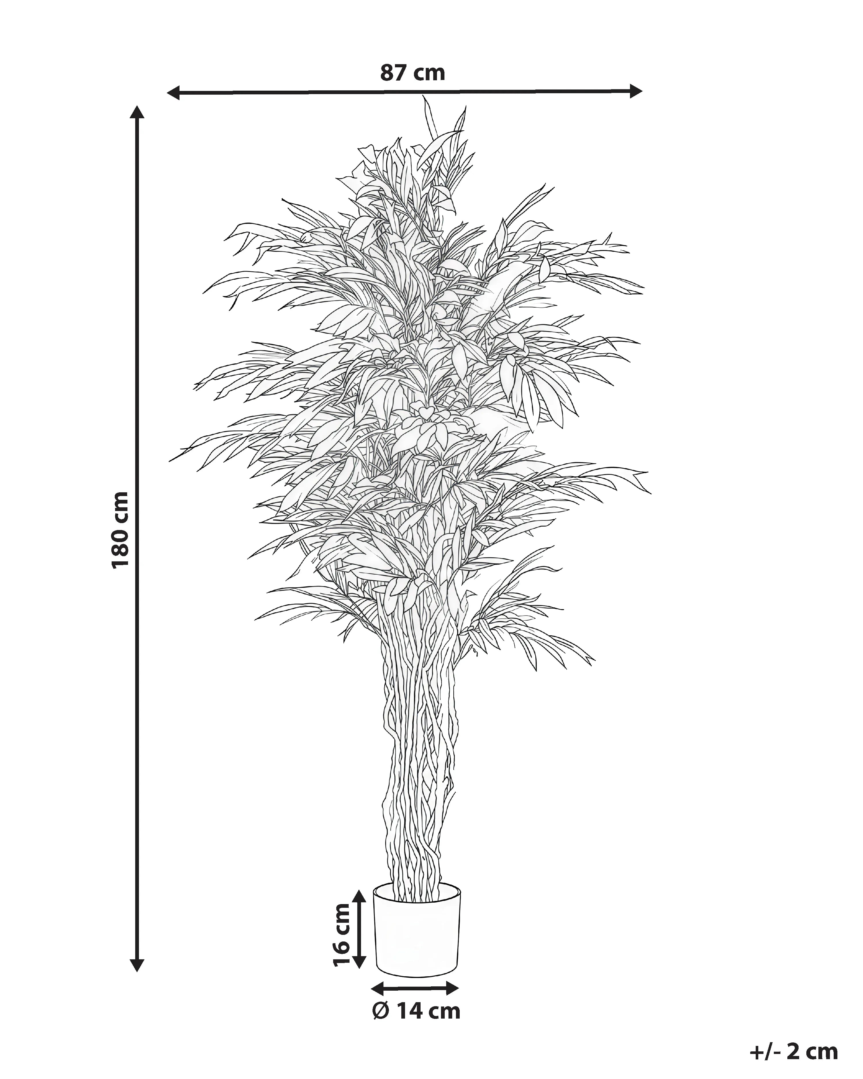 Plante artificielle saule 180 cm