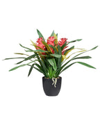 Pianta artificiale GUZMANIA ATILLA 50 cm Verde