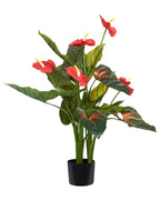 Pianta artificiale ANTHURIUM 95 cm Verde