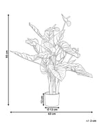 Plante artificielle anthurium 95 cm Vert