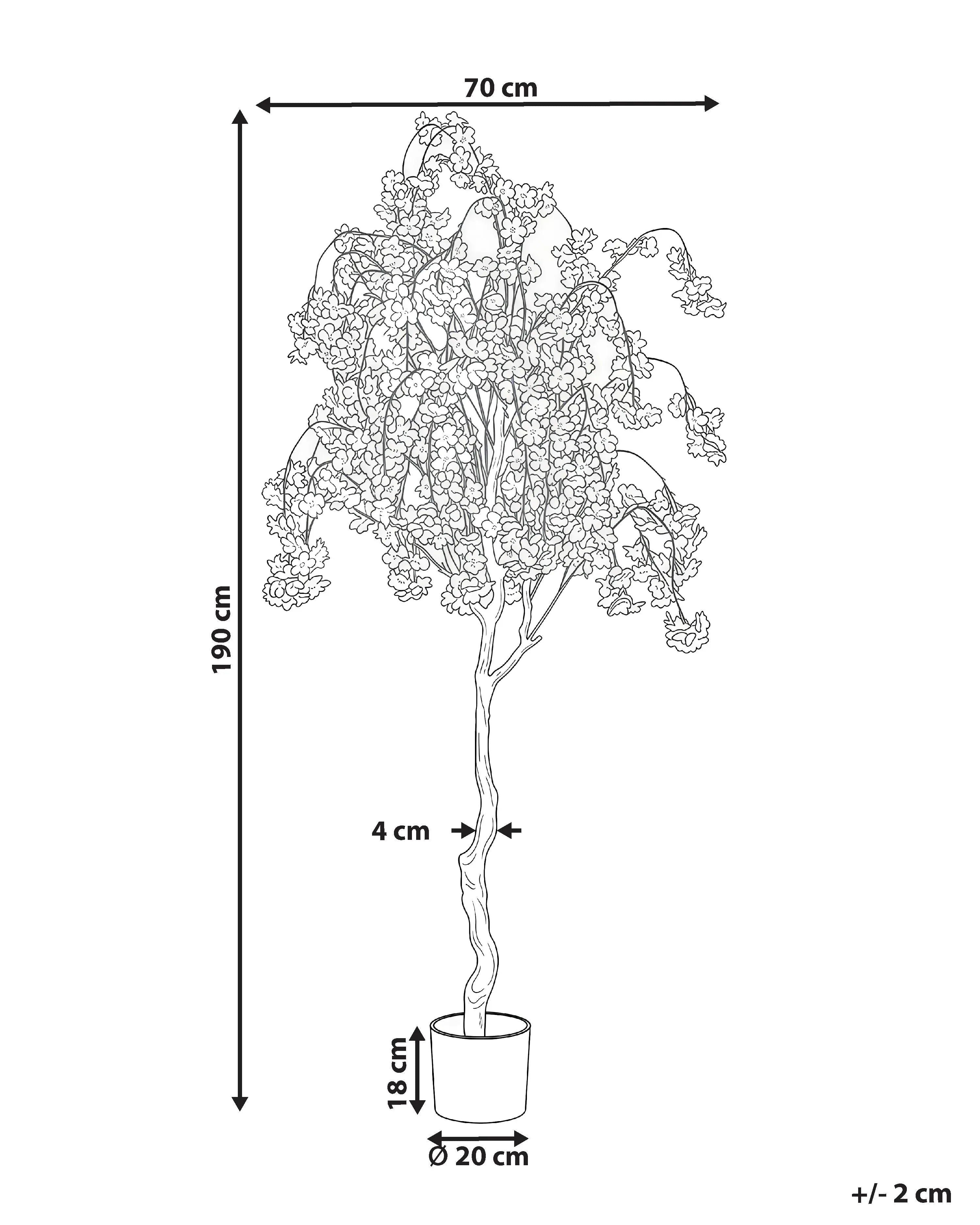 Cerisier artificiel 190 cm Rose