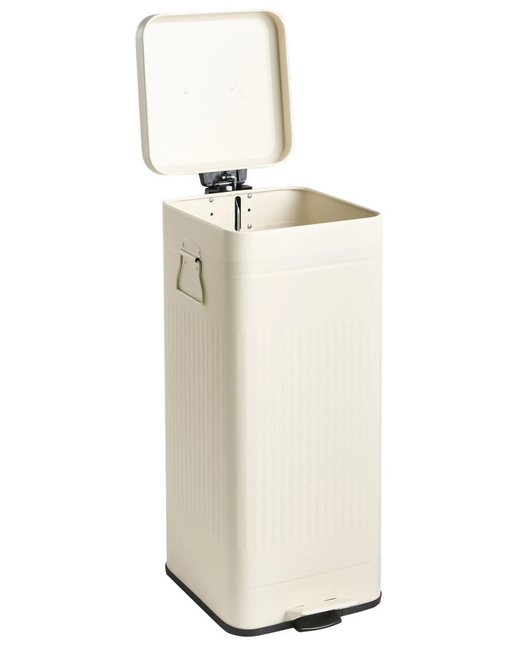 Poubelle 30 L Métal Beige