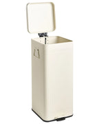 Poubelle 30 L Métal Beige