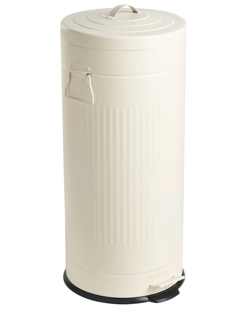 Cestino per i rifiuti 30 L ECOAURA Metallo Beige