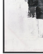 Lot de 2 toiles Motif abstrait Noir