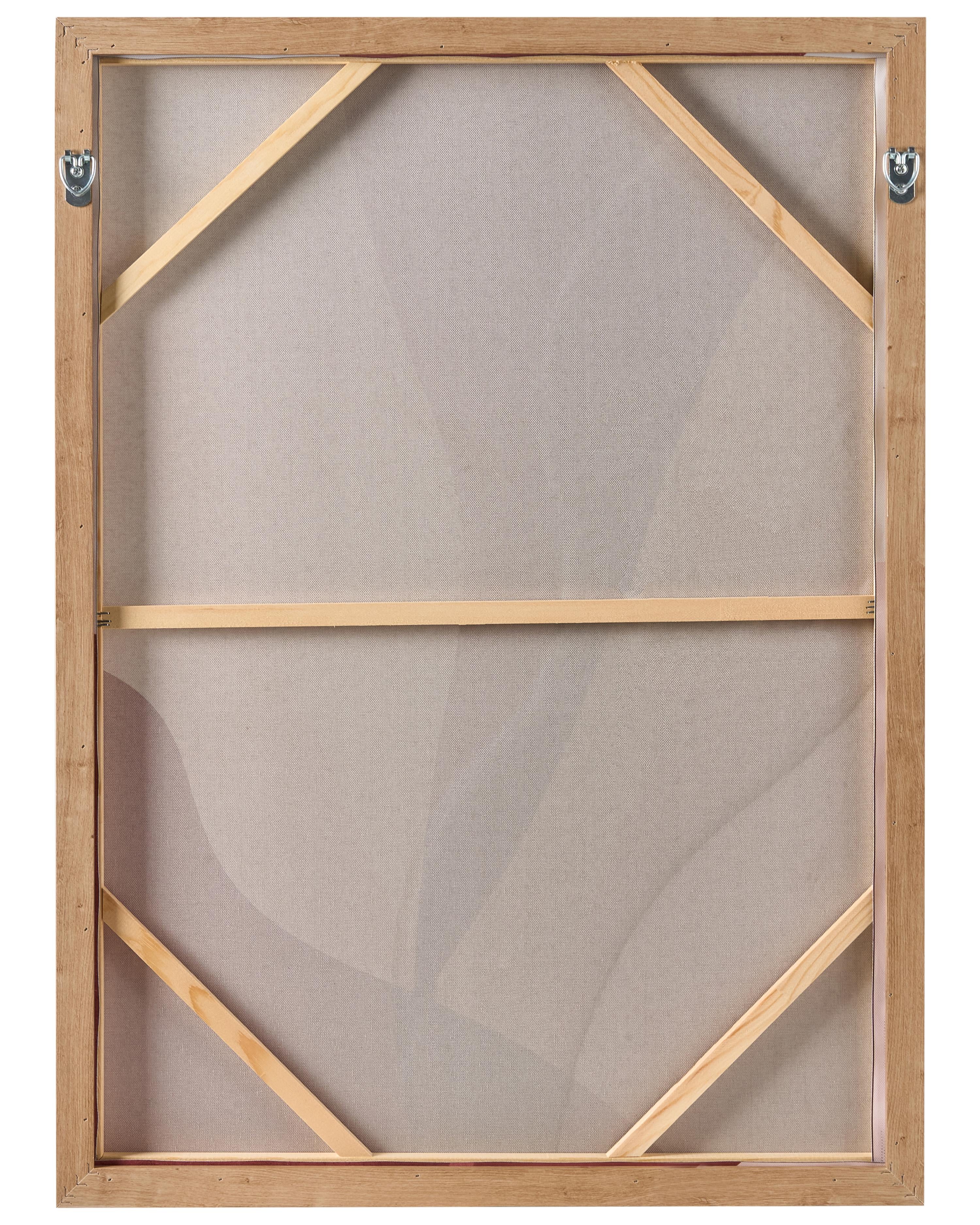 Lot de 2 toiles Motif abstrait Rose