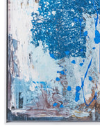 Impression sur toile Motif abstrait Bleu