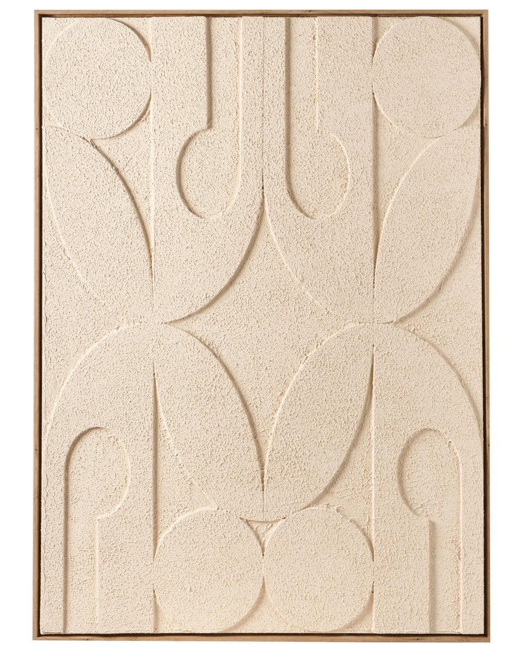 Stampa su tela COLERAINE Motivo astratto Beige