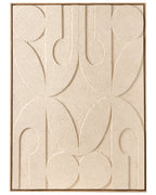 Stampa su tela COLERAINE Motivo astratto Beige