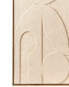 Impression sur toile Motif abstrait Beige