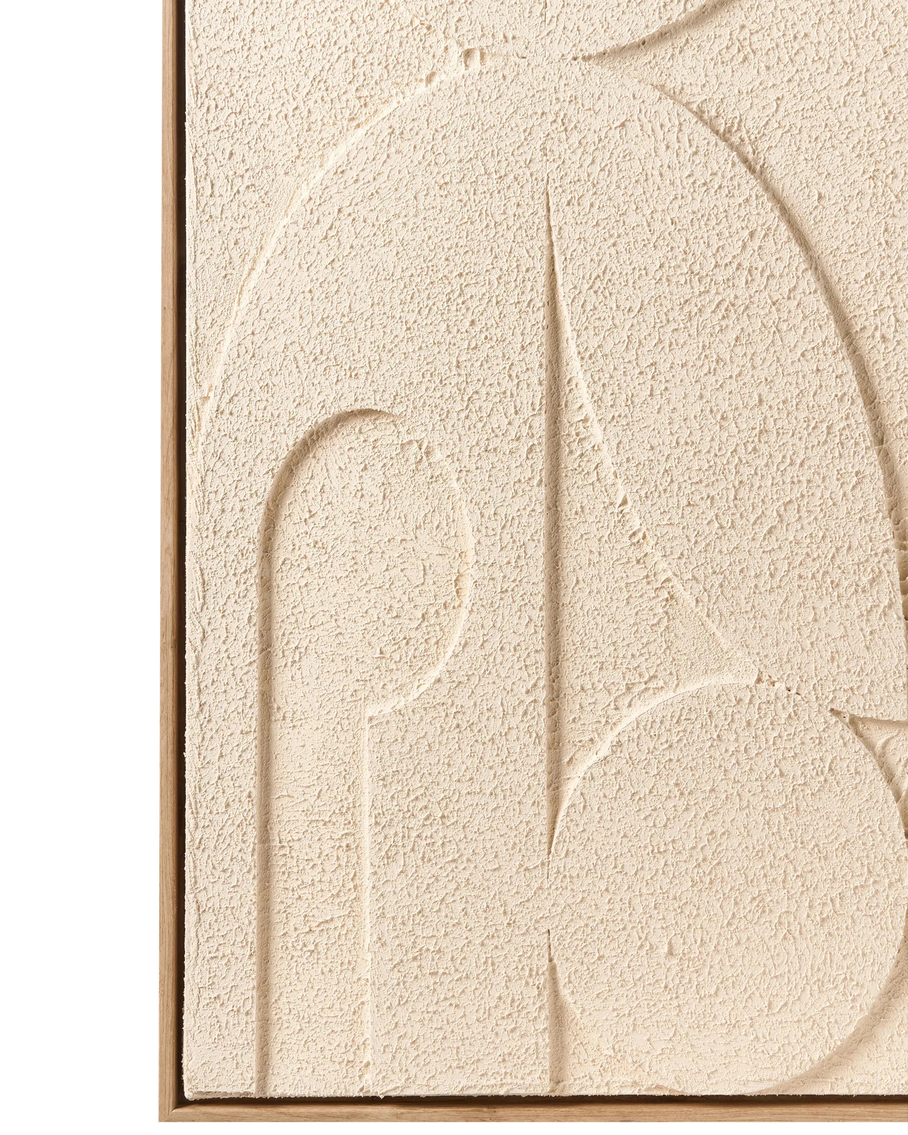Impression sur toile Motif abstrait Beige